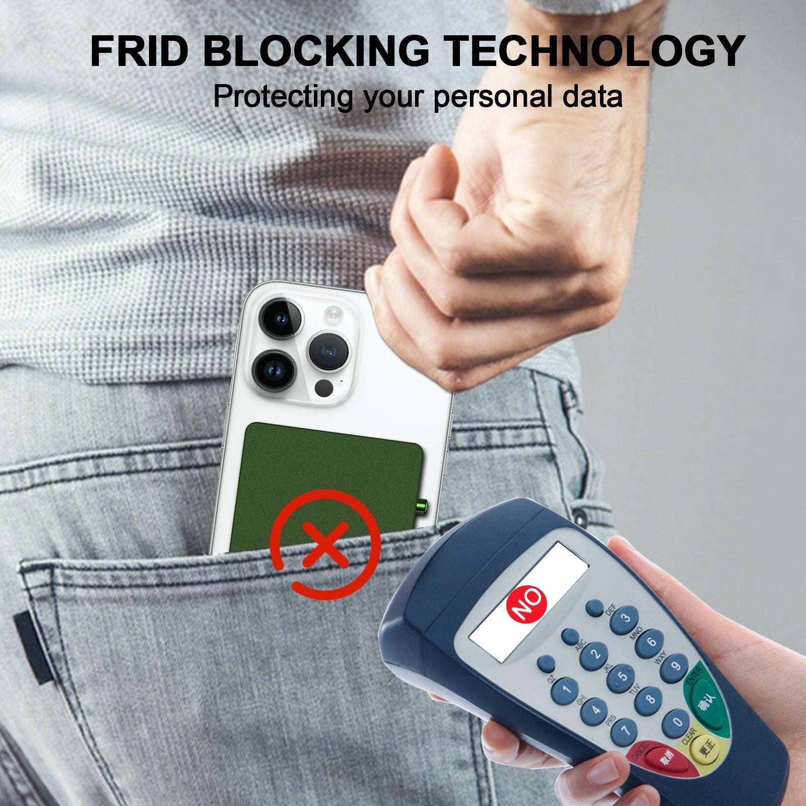 Minimalist Pop up Wallet with Money Clip, All Aluminum Slide Rfid Slim Card Holder TOYFID Wallet