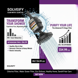 5 Modes High Pressure Shower Head 4 Inch High Flow Fixed Showerheads Sprayer Bathroom Rain Showerhead Faucet Replacement Part Solveify