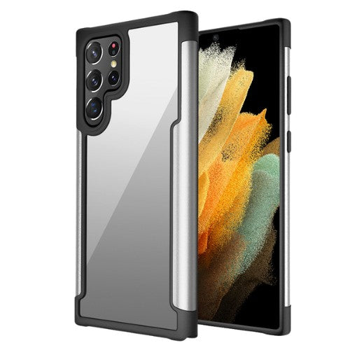 Metal Transparent Phone Case for Samsung S22 Anacotte