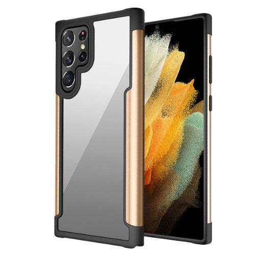 Metal Transparent Phone Case for Samsung S22 Anacotte