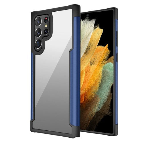 Metal Transparent Phone Case for Samsung S22 Anacotte