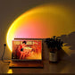 Kerokuru USB Sunset Light Lamp Self Photography Light LED Rainbow Neon Night Light Projector Photography Wall Atmosphere Light Solveify