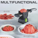 ONCE for All Meat Slicer and  Knife Set for Meat Slicing , Manual Fresh Meat Cutter, Slicer for Beef, Pork, Chicken Breast Solveify