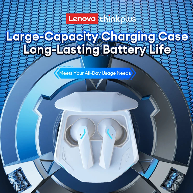 Lenovo GM2 Pro Gaming Earphones Bluetooth 5.3 Sport Headset Dual Mode HD Call Noise Reduction Earbuds with Mic Music Earphones Solveify