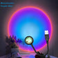 Kerokuru USB Sunset Light Lamp Self Photography Light LED Rainbow Neon Night Light Projector Photography Wall Atmosphere Light Solveify