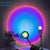 Kerokuru USB Sunset Light Lamp Self Photography Light LED Rainbow Neon Night Light Projector Photography Wall Atmosphere Light Solveify