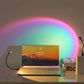 Kerokuru USB Sunset Light Lamp Self Photography Light LED Rainbow Neon Night Light Projector Photography Wall Atmosphere Light Solveify