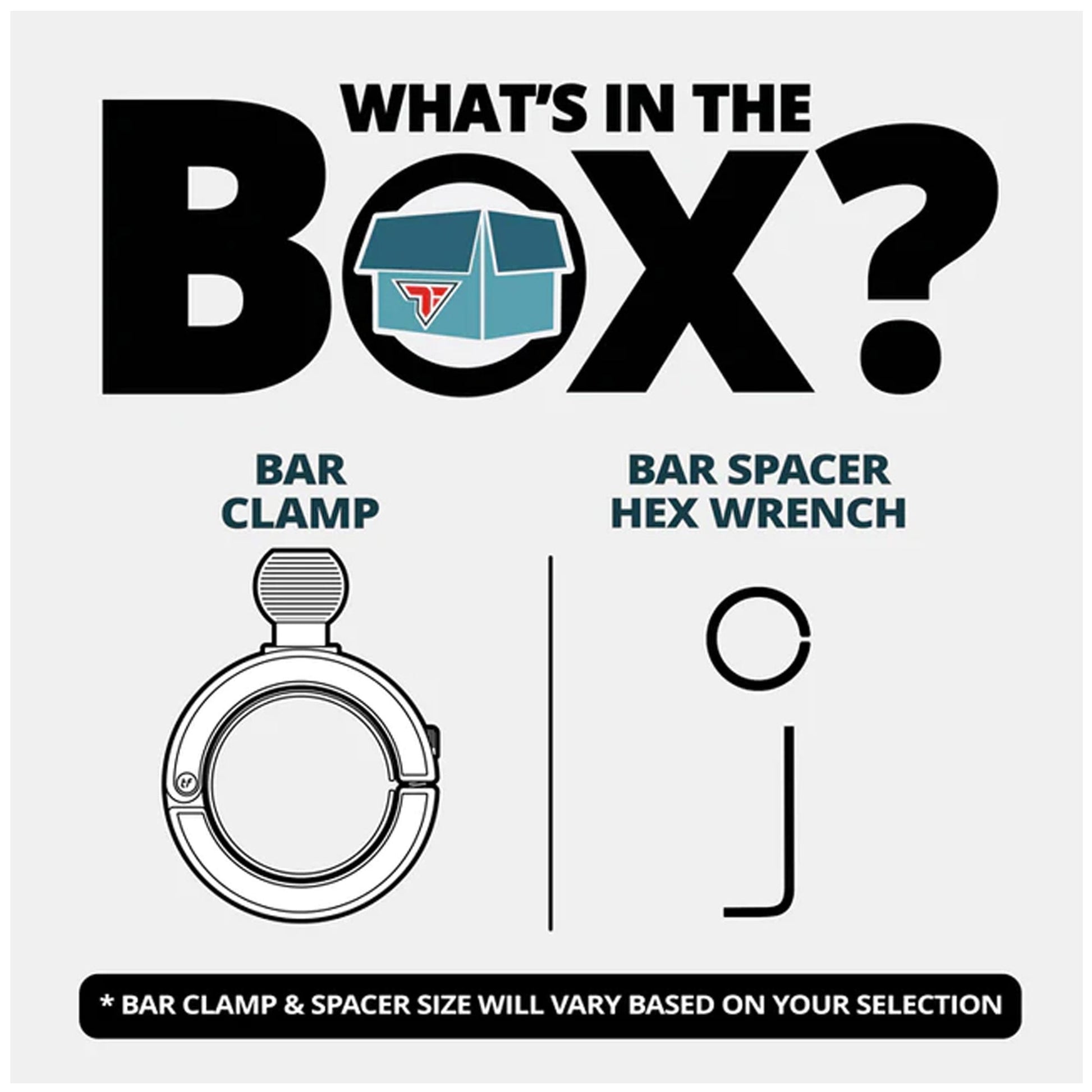 BC1 BAR CLAMP SERIES WITH 20MM BALL GRIP'R