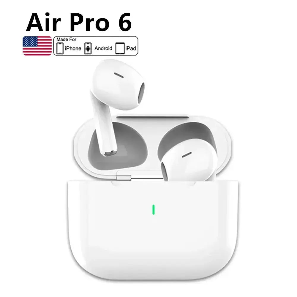 Air Pro True Wireless Bluetooth Earphones Headphones HiFi Sound Low Latency ANC Noise Reduction Earbuds for IPhone Android Solveify