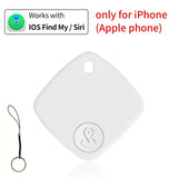 Mini Pet Tracking Device Cat Dog Finder Locator Smart Bluetooth GPS Tracker Anti-Lost Reminder Works with Android iOS Findmy App Solveify