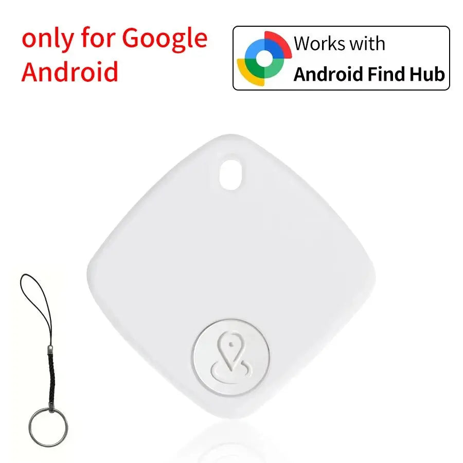 Mini Pet Tracking Device Cat Dog Finder Locator Smart Bluetooth GPS Tracker Anti-Lost Reminder Works with Android iOS Findmy App Solveify