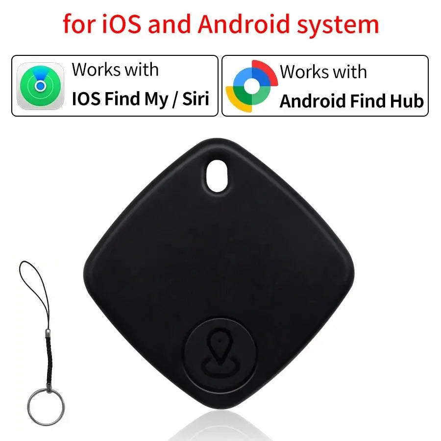 Mini Pet Tracking Device Cat Dog Finder Locator Smart Bluetooth GPS Tracker Anti-Lost Reminder Works with Android iOS Findmy App Solveify